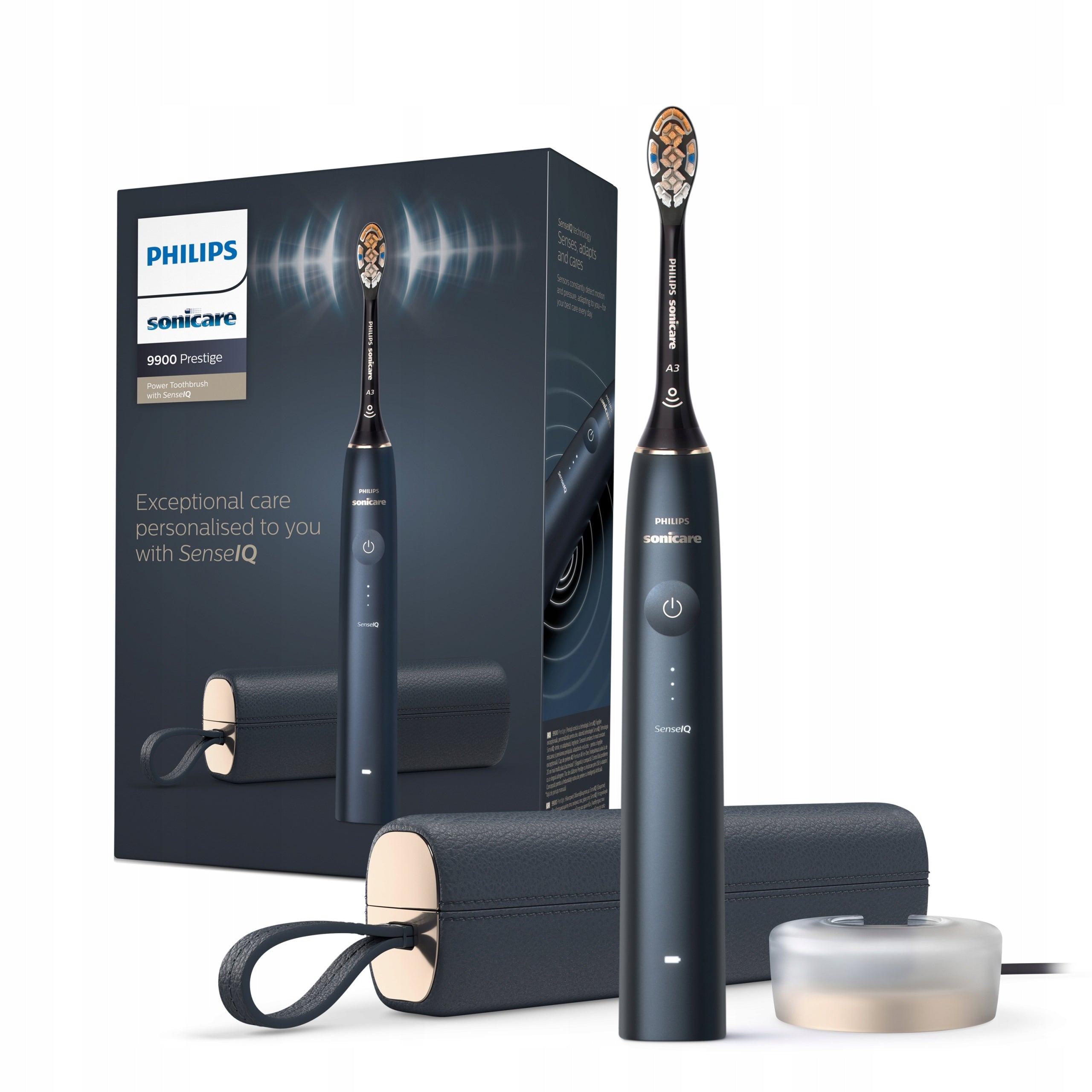 SONIC TOOTHBRUSH PHILIPS RECHARGEABLE WITH PRESSURE SENSOR TIMER