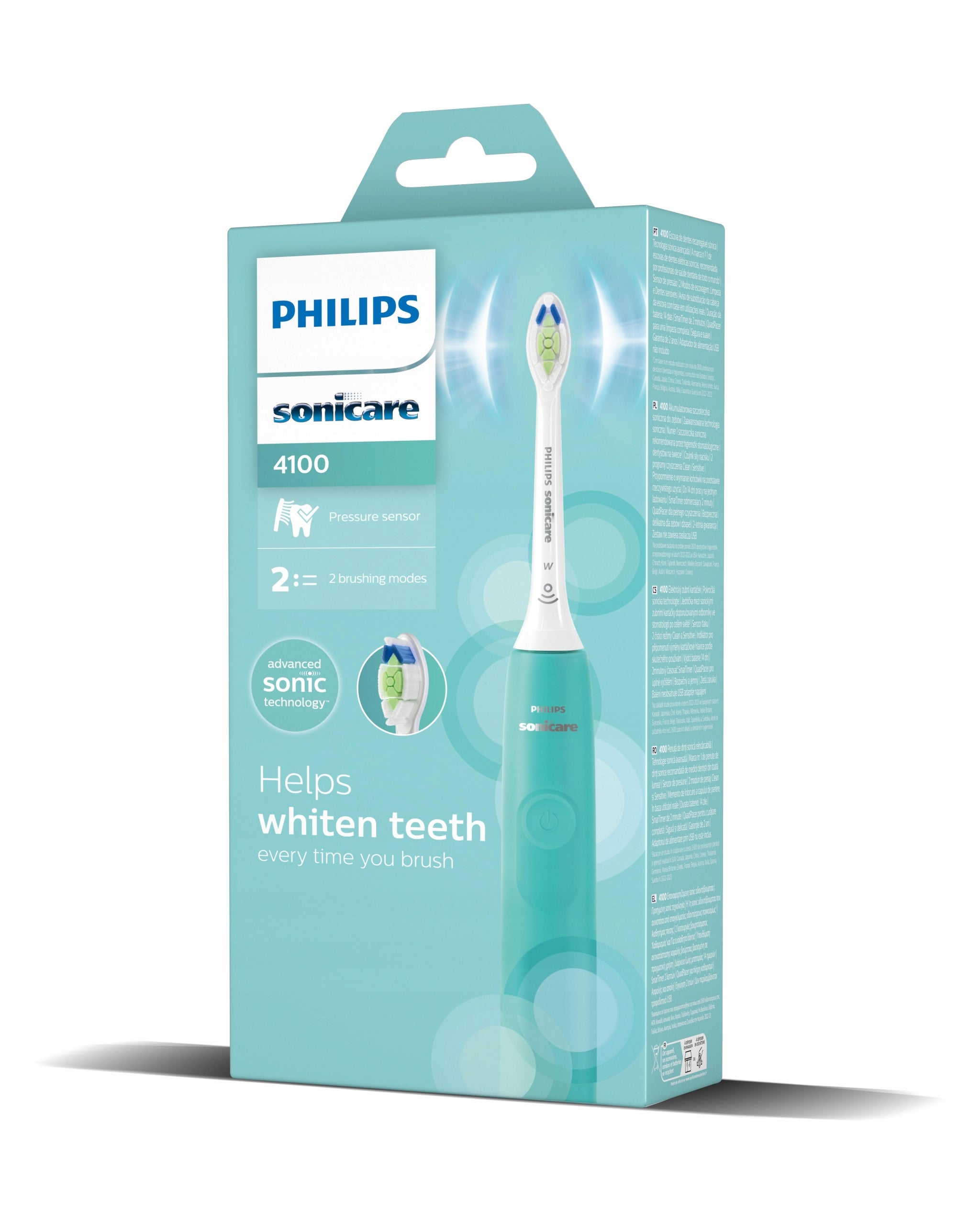SONIC TOOTHBRUSH PHILIPS SONICARE SERIES 4100 GREEN HX3689/43 Brand Philips