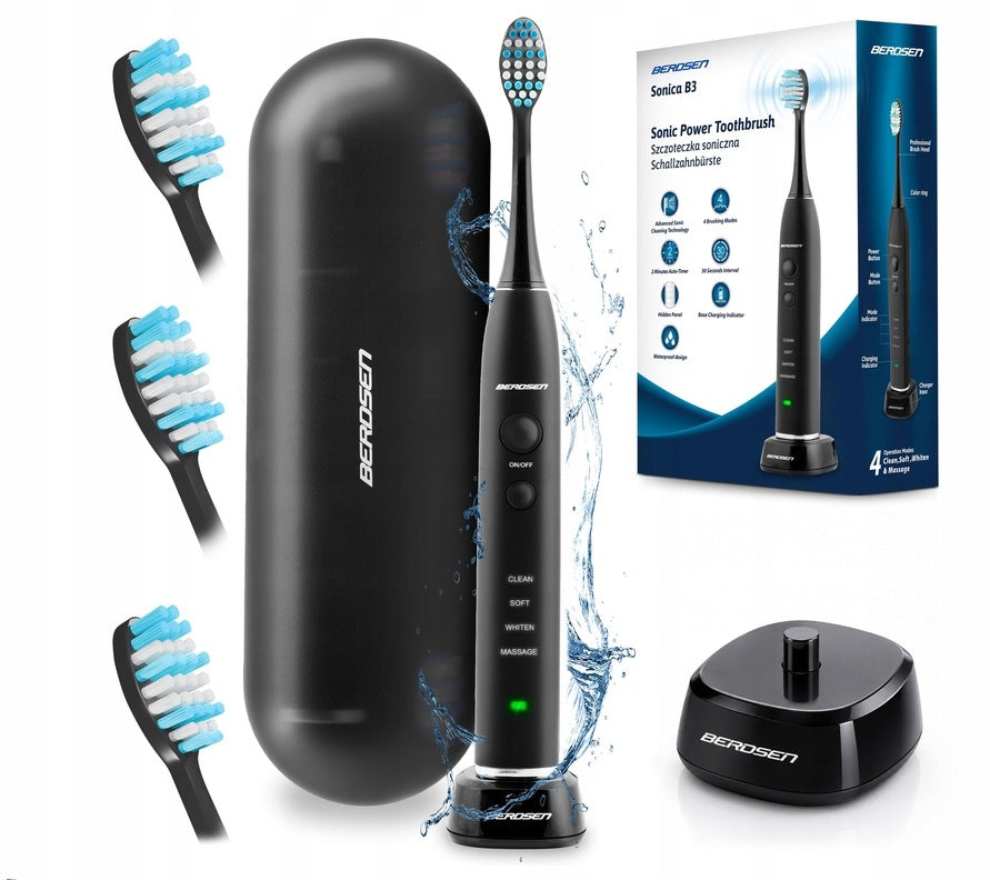 SONIC TOOTHBRUSH PREMIUM ELECTRIC TOOTHBRUSH SET CASE NEW 2026