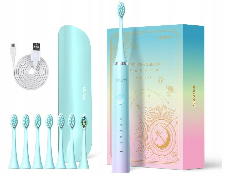 SONIC TOOTHBRUSH PROGRAM ECO + CASE 8 TIPS COLOR GRADIENT