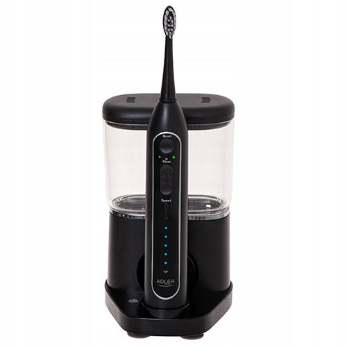 SONIC TOOTHBRUSH TOOTH IRRIGATOR 2in1 USB + 2 TIPS IN CASE SET