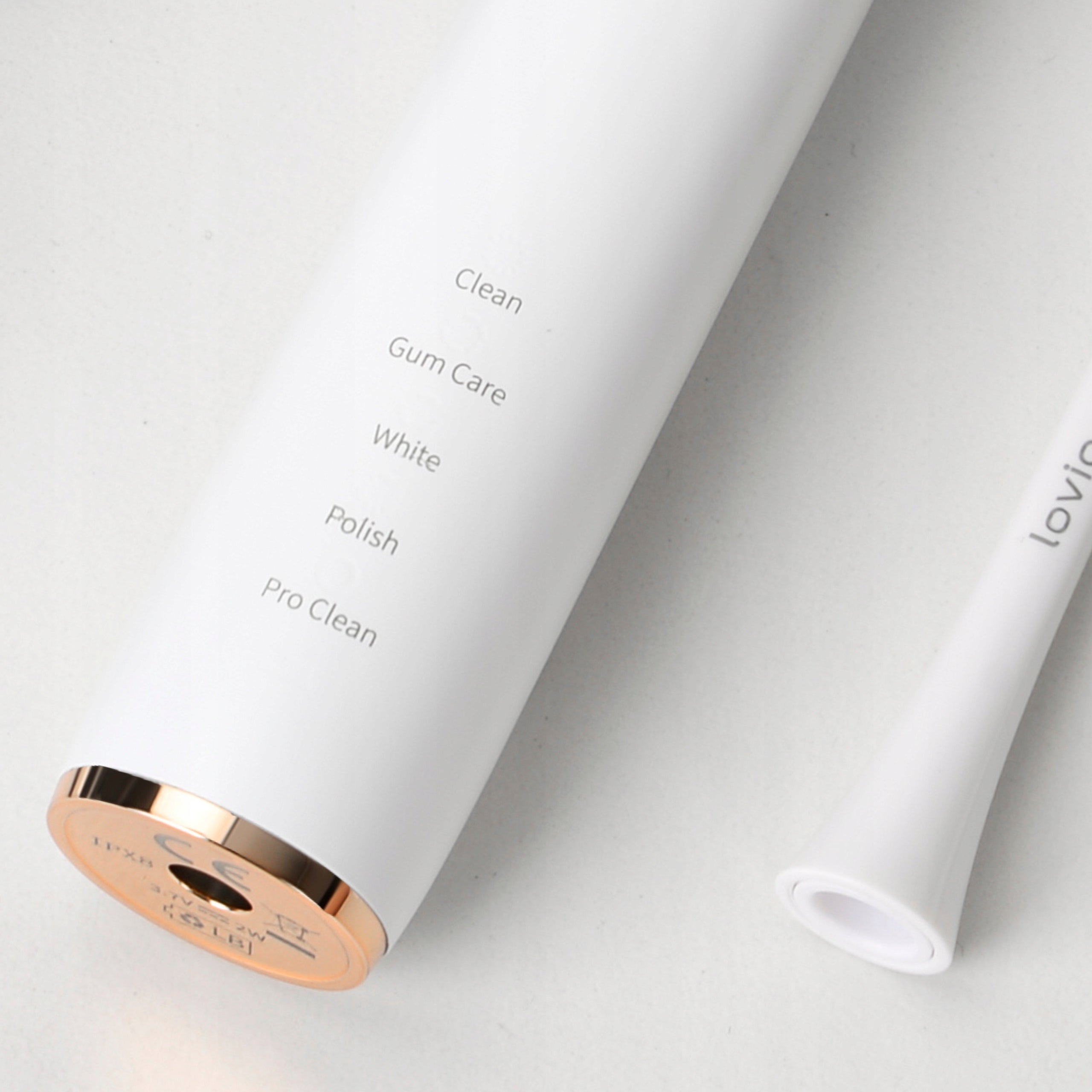 SONIC toothbrush LOVIO PRO ELECTRIC CASE 10 tips white Medical device no