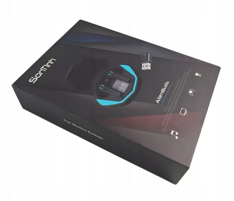 SONTINH ALIENBUDS GAMING EARBUDS Packaging status original