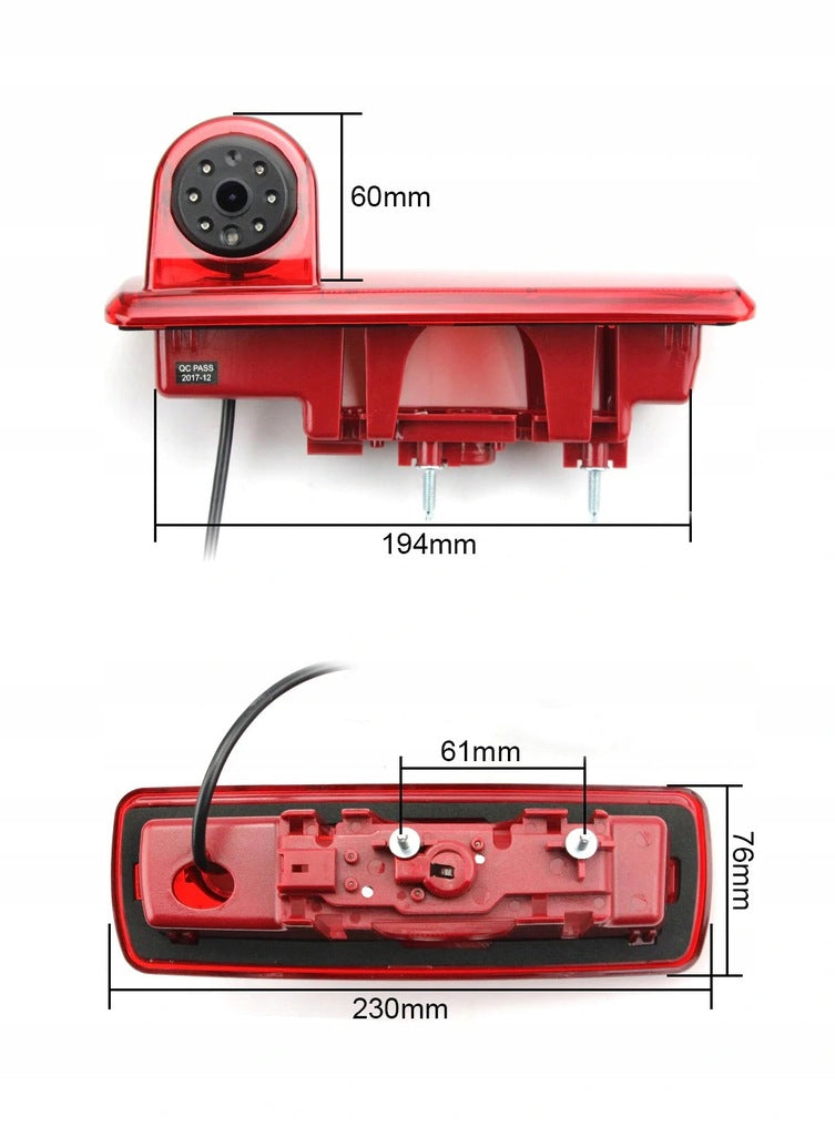 SONY REVERSING CAMERA IR 700TVL PRO HITC VIVARO PRIMASTAR + 5" HD MONITOR Manufacturer code CAMERA
