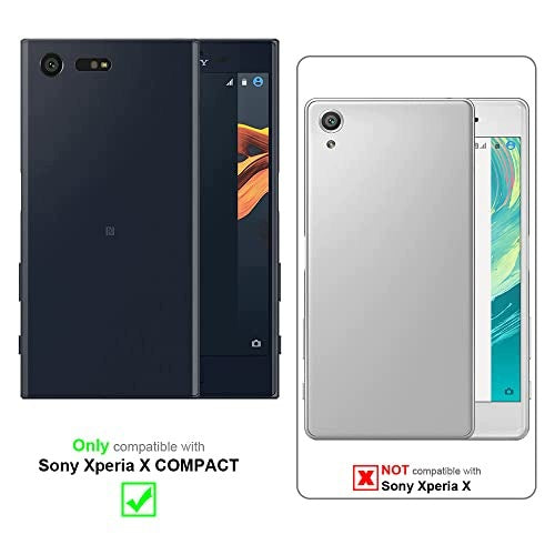 SONY XPERIA X COMPACT PHONE CASE BOOK BLACK MAGNETIC Leather Manufacturer code SWC5908151744093