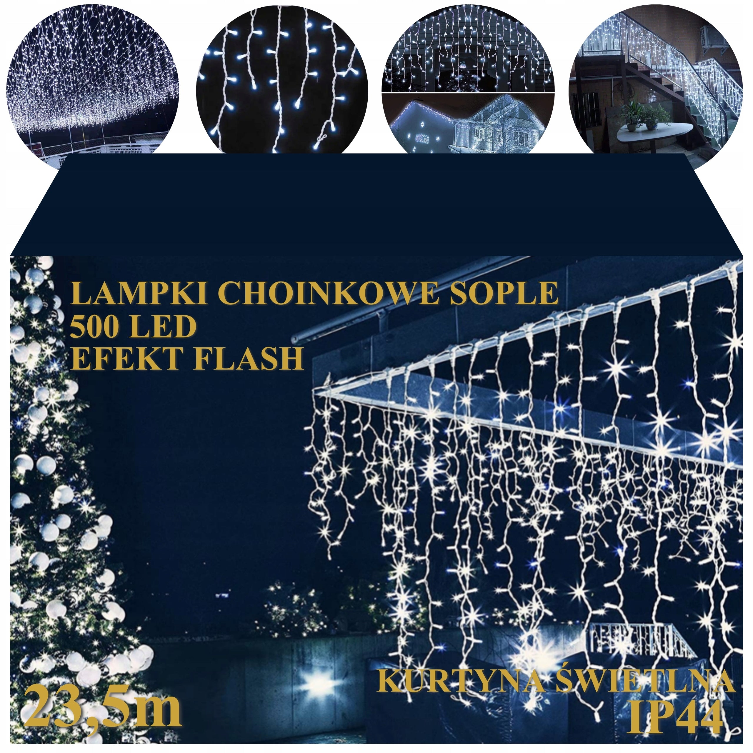 Weihnachtsgirlande 500 LED, 16 Jahre alt 