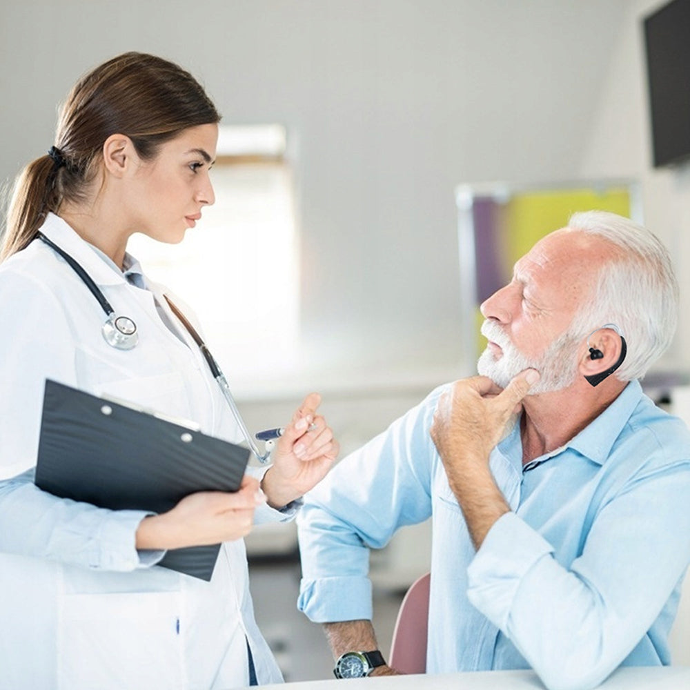 SOUND AMPLIFIER BEHIND THE EAR HEARING AID FOR SENIORS Medical device no