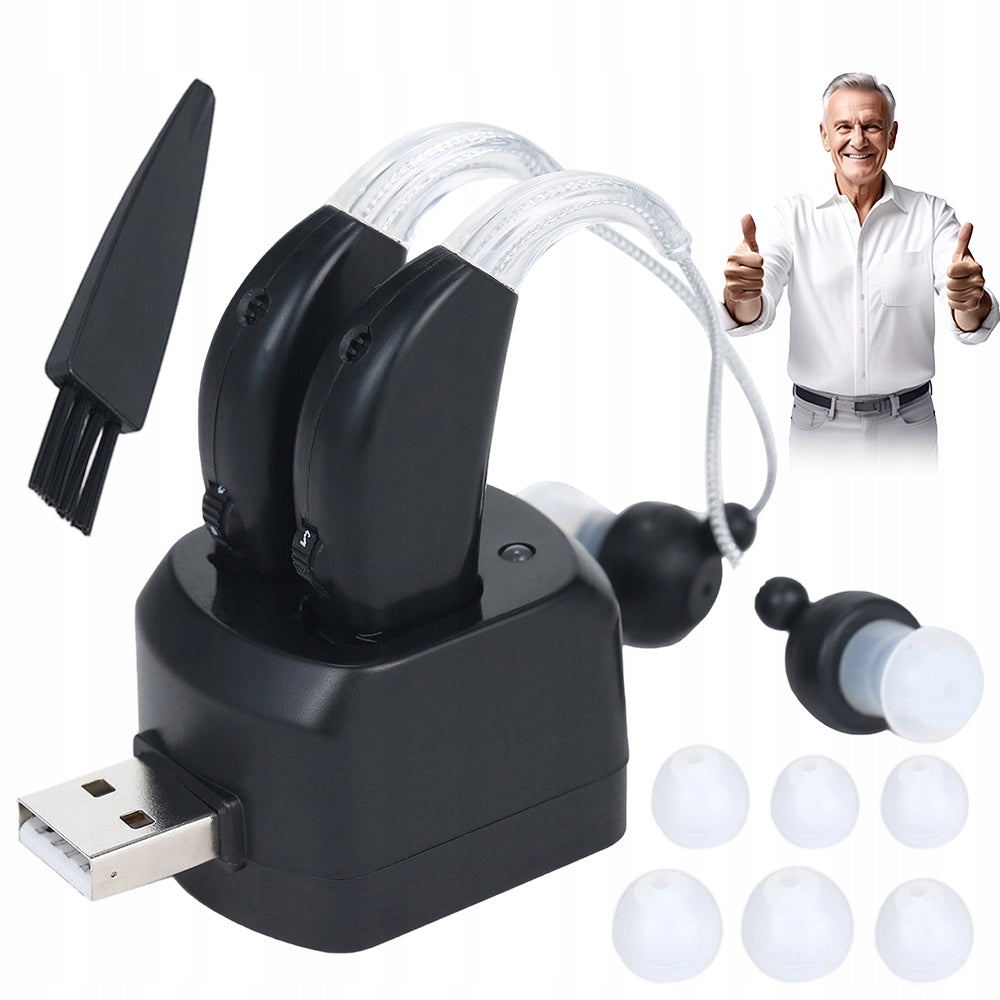 SOUND AMPLIFIER BEHIND THE EAR HEARING AID FOR SENIORS