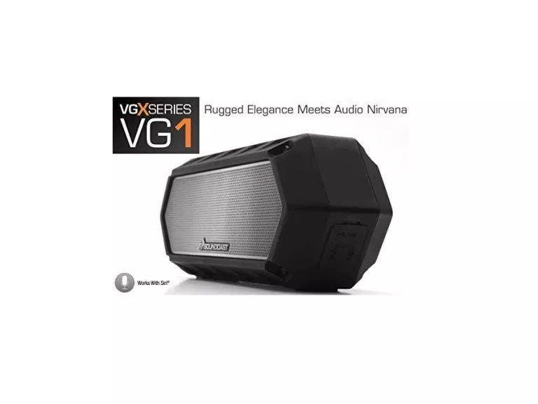 SOUNDCAST VG1 BLUETOOTH EXTERNAL SPEAKER, WATERPROOF Power 18 W