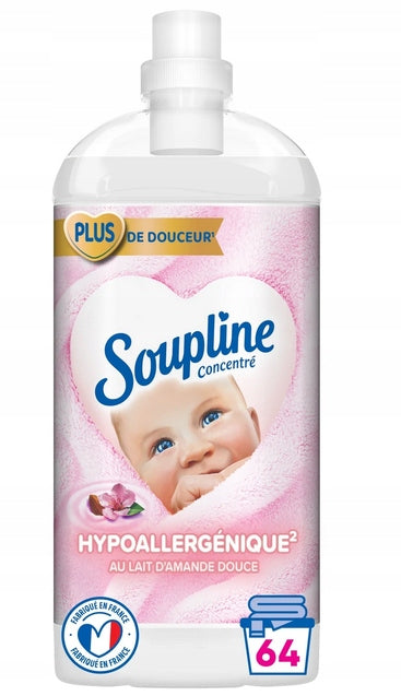 SOUPLINE SOFTLAN SOFTENER HYPOALLERGENIC CONCENTRATE 64PR 1,35L 8A48