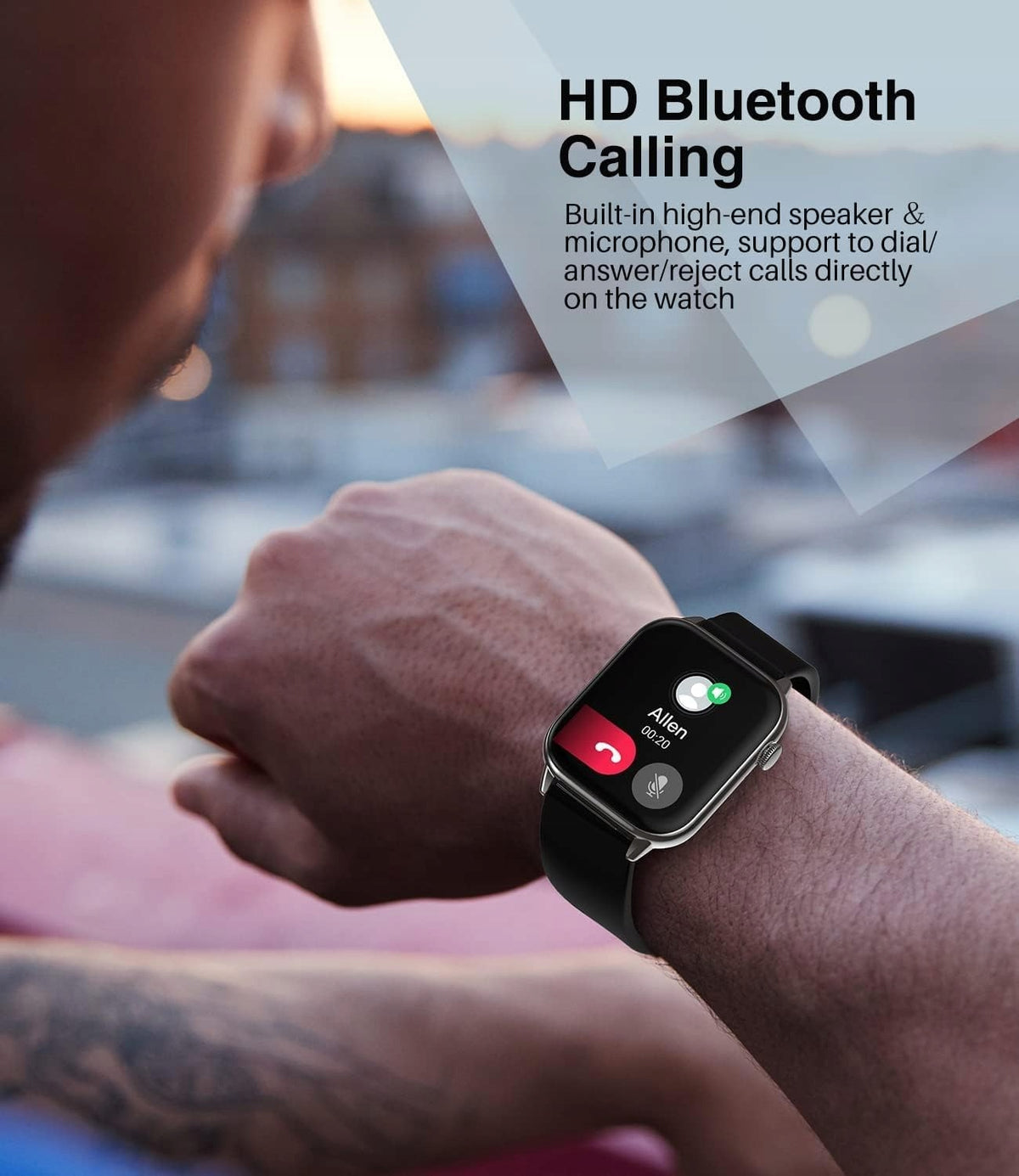 SOUYIE Smart Watch Bth,HD Touch Screen,1,7inch Screen Diagonal Packaging status original