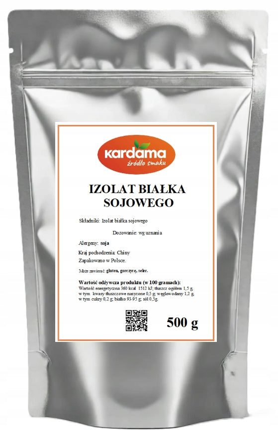 SOY PROTEIN, NATURAL SOY PROTEIN ISOLATE 500 grams EAN (GTIN) 5060326278045