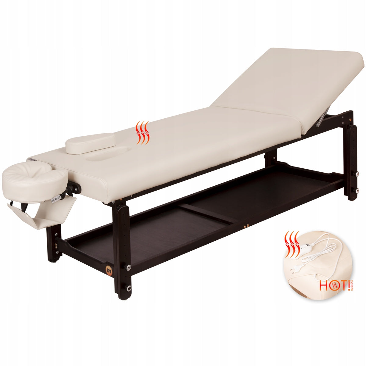 SPA PLUS HOT! FROM M.O.V. HEATED TABLE SPA MASSAGE BED COSMETICS PL Frame material wood