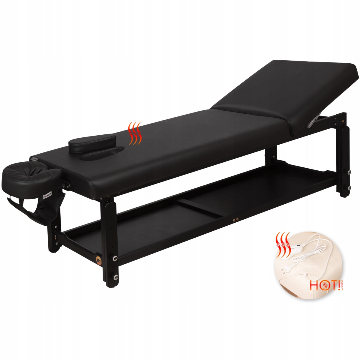 SPA PLUS HOT! FROM M.O.V. HEATED TABLE SPA MASSAGE BED COSMETICS PL Kind stationary table