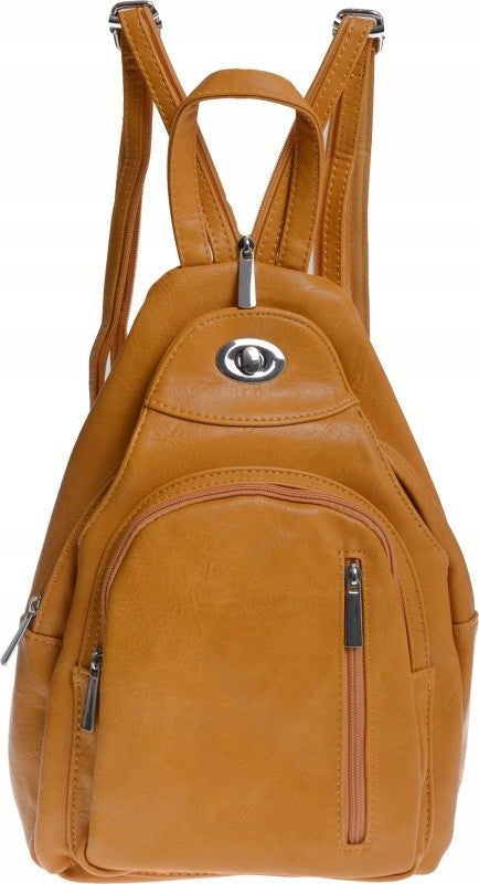 SPACIOUS BACKPACK FOR ONE SHOULDER BACKPACK BAG 2IN1 yellow Brand no brand