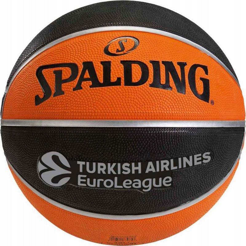 Krepšinio kamuolys Spalding Euroleague TF-150, 6 dydis, rudas
