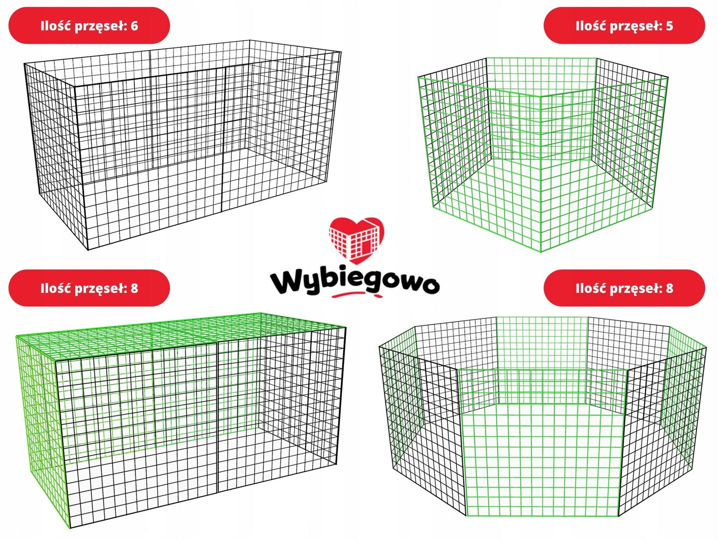 SPAN FOR PLAYPEN MODULAR CAGE COTTAGE FENCE FOR RABBIT CAT DOG Trade name WYBIEGOWO Przęsło do kojca dla zwierząt 70x70cm