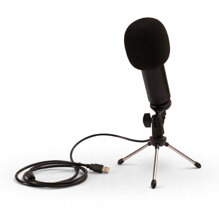 SPARCO Sparco STAR gaming microphone with tripod and filter.