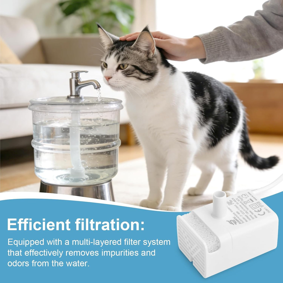 SPARE PUMP FOR CAT FOUNTAIN REPLACEMENT Kind automatic feeder