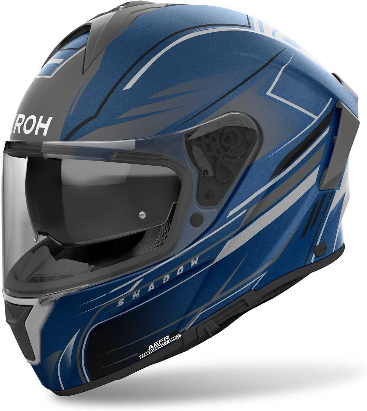 SPARK 2 Shadow Helmet, AIROH (Matte Blue, Size 2XL) ECE 22.06
