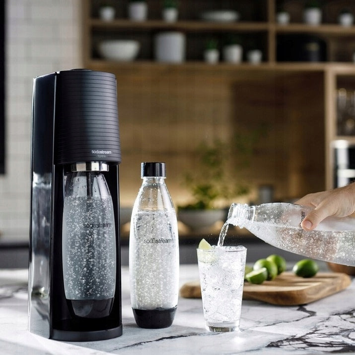 SPARKLING WATER MACHINE HOMEMADE WATER GASSING MACHINE SODASTREAM Manufacturer code SATURATOR TERRA 3XPEPSI BOLERO ZESTAW
