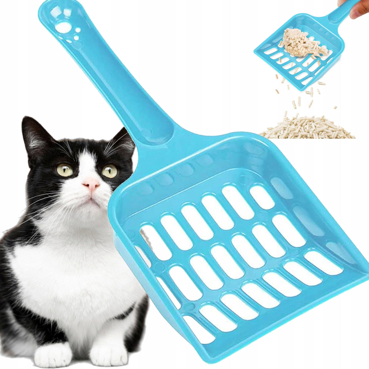 SPATULA FOR CAT LITTER BOX SIFTING LITTER BOXES