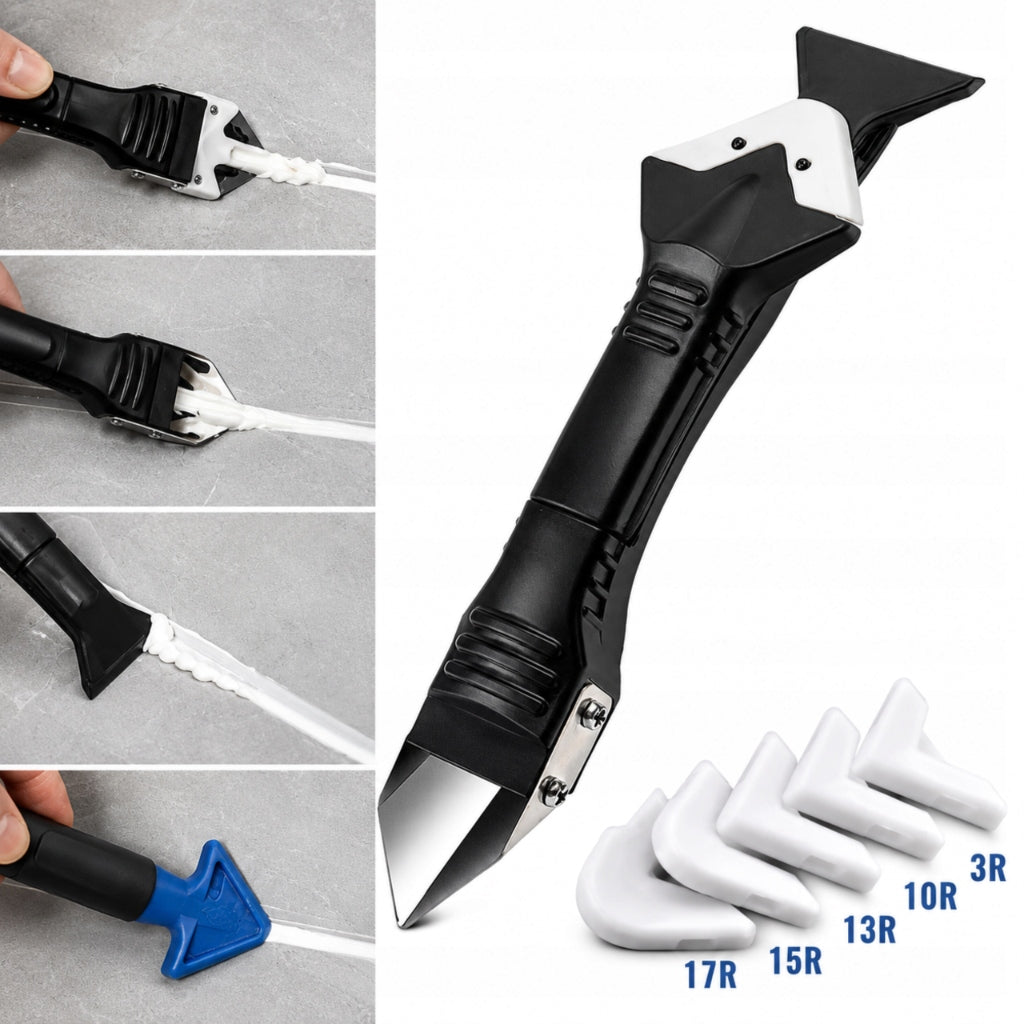 SPATULA SCRAPER APPLICATOR 3IN1 FOR CUTTING GROUT REMOVAL SILICONE GROUT Manufacturer code skrobak nożyk do fug