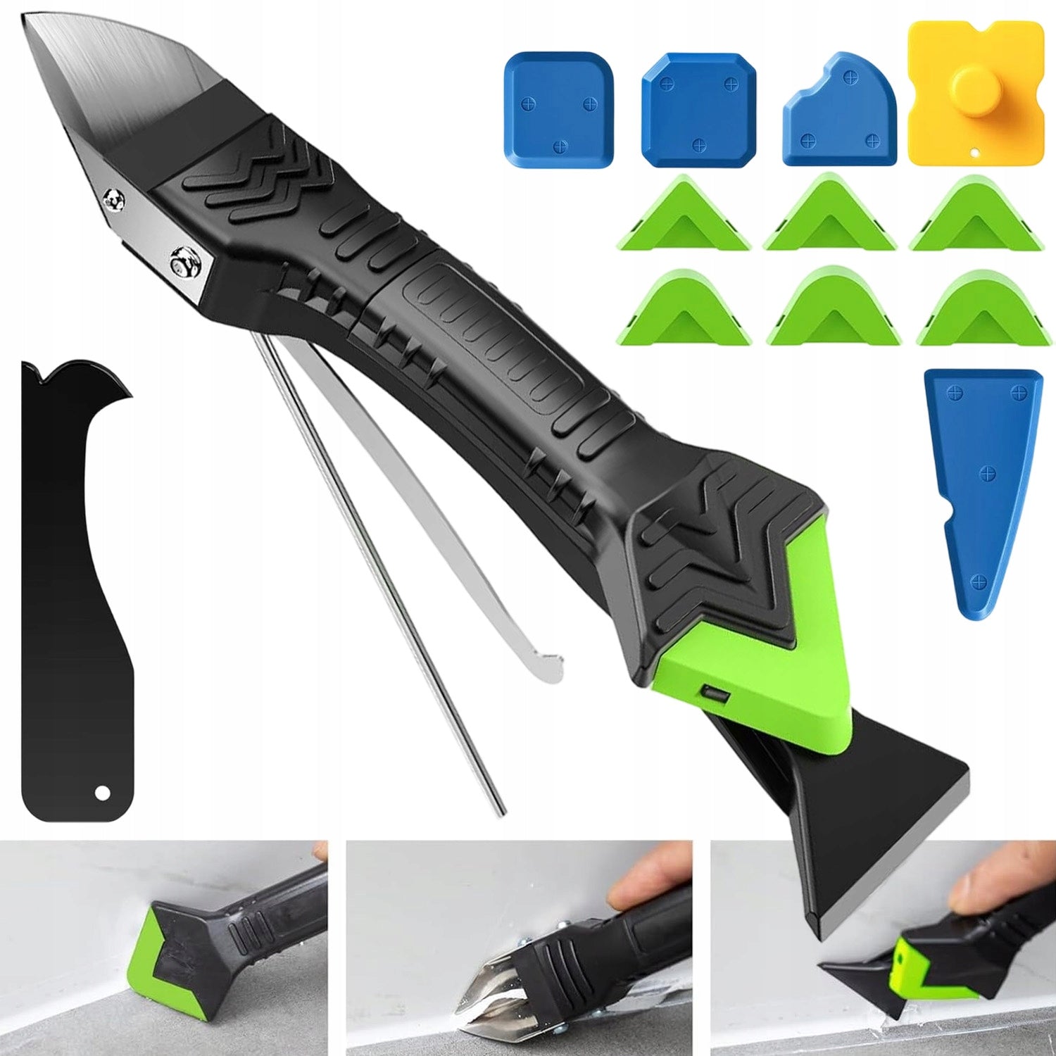 SPATULA SCRAPER APPLICATOR FOR CUTTING GROUT REMOVAL SILICONE GROUT