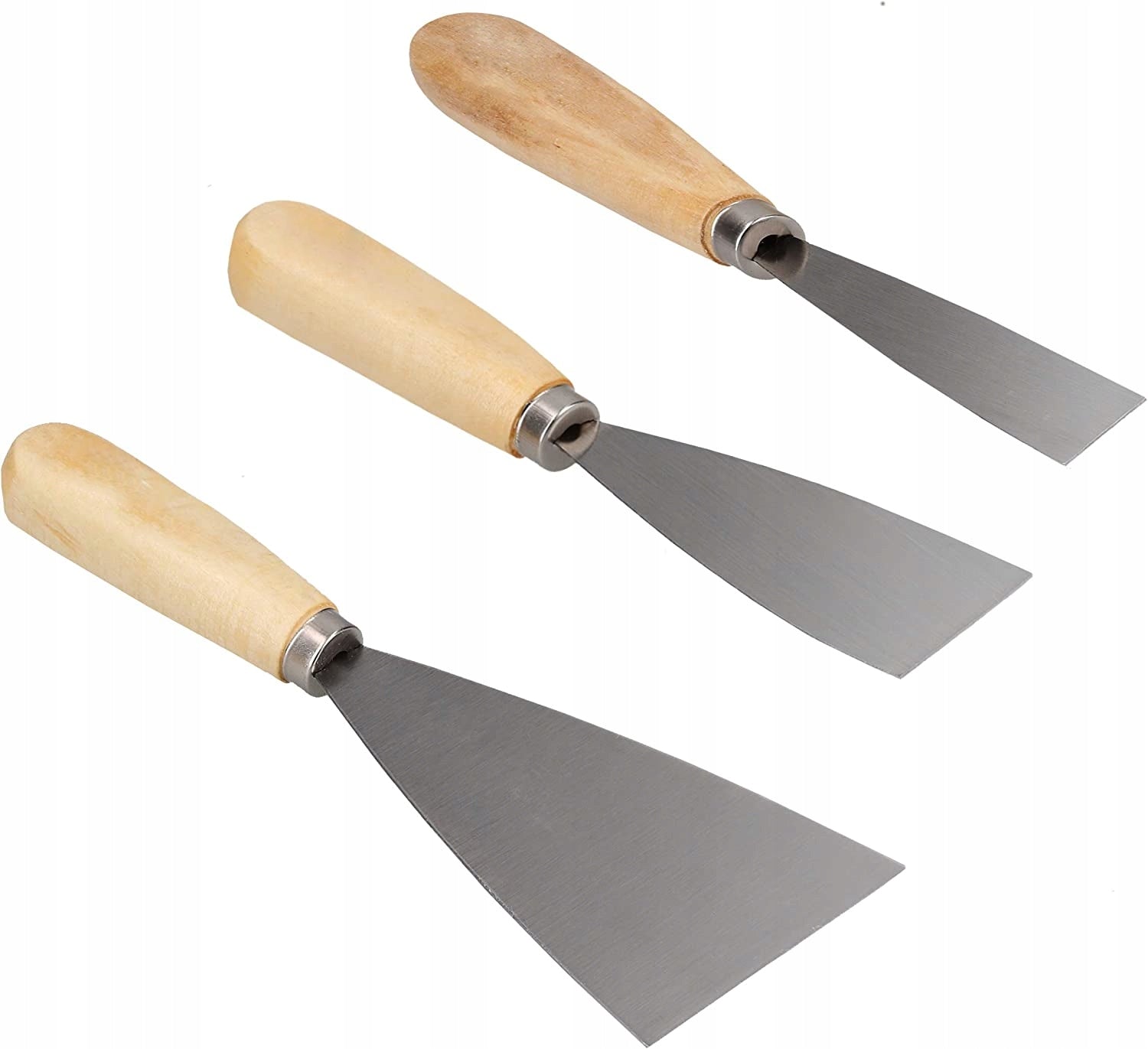 SPATULA SCRAPER FOR WALLS WOOD 3 pcs