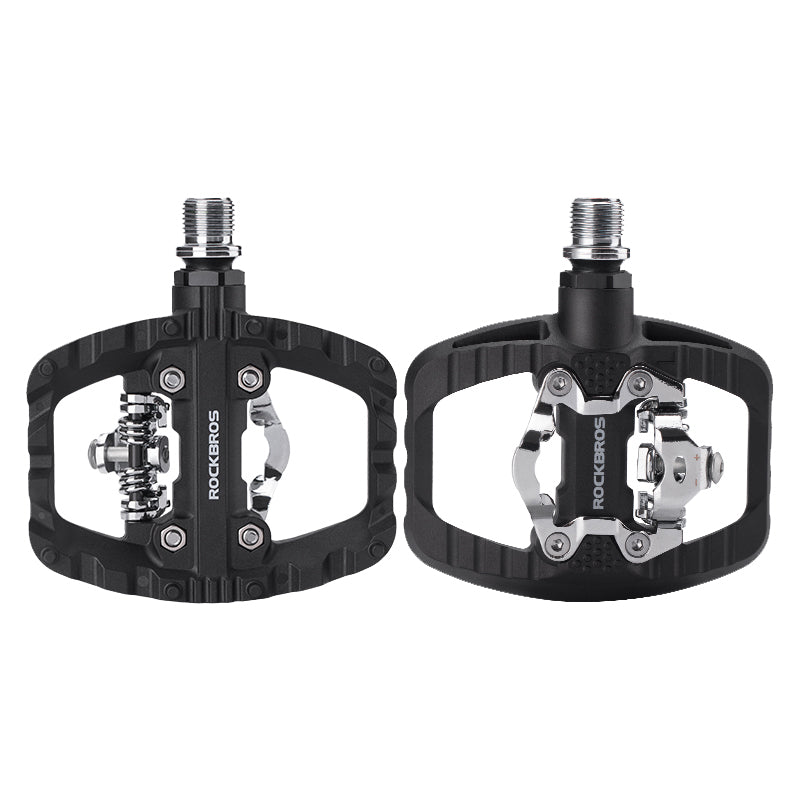 SPD Bike Pedals, for Bike, MTB, Aluminum, Latch, Rockbros