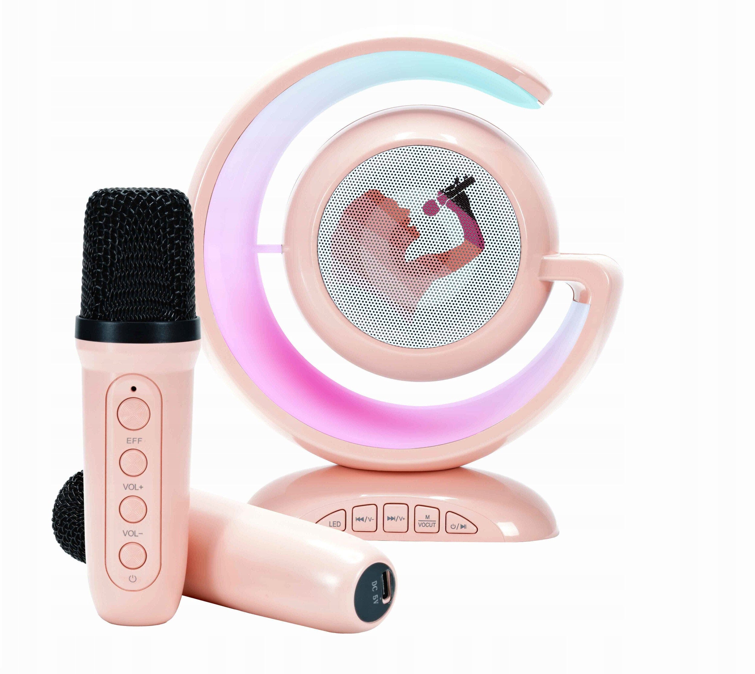SPEAKER LIGHT AND MICROPHONE YS-110 (2pcs)