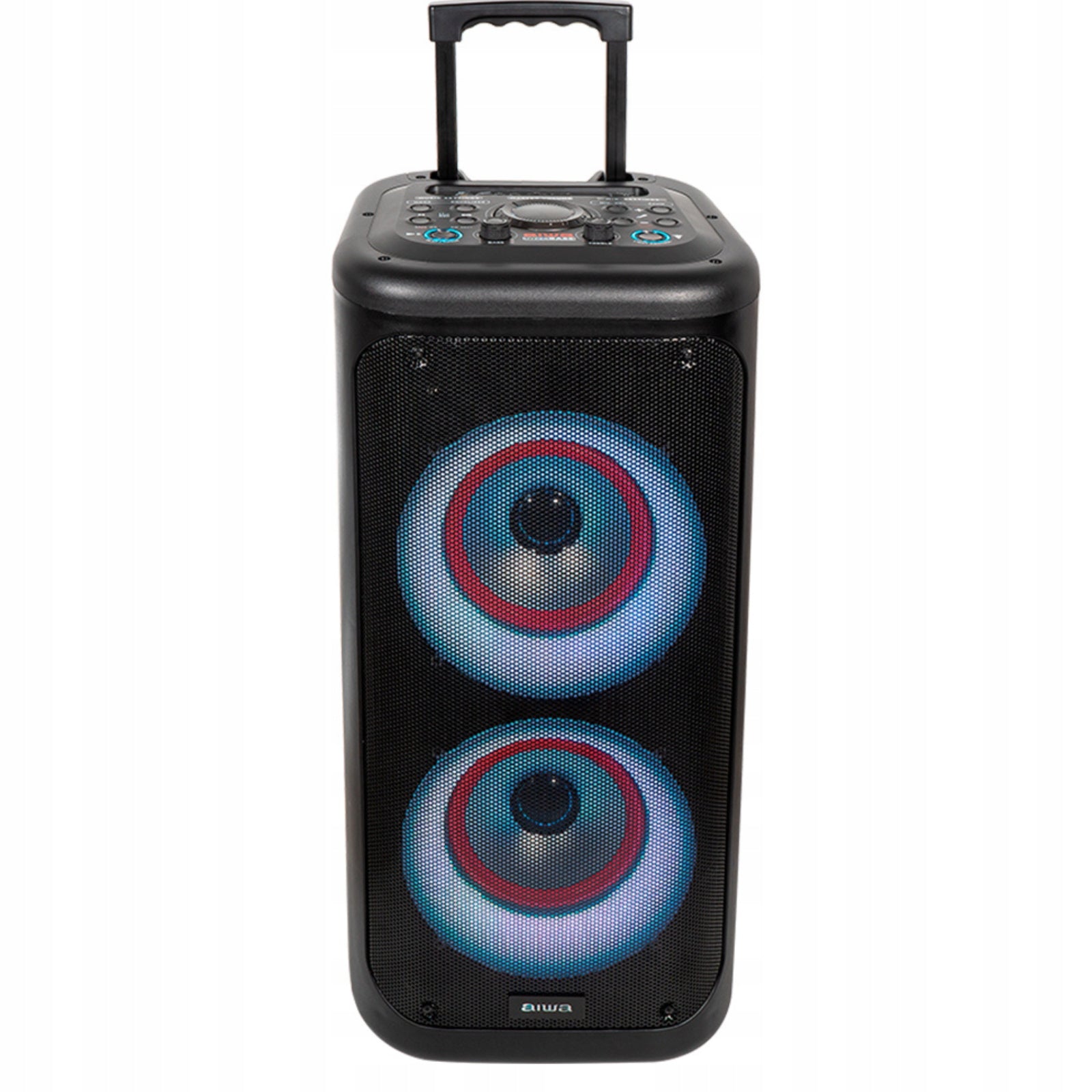 SPEAKER ON WHEELS POWER AUDIO HYPER BASS LED DISCO KARAOKE AIWA KBTUS-450 Manufacturer code KBTUS-450