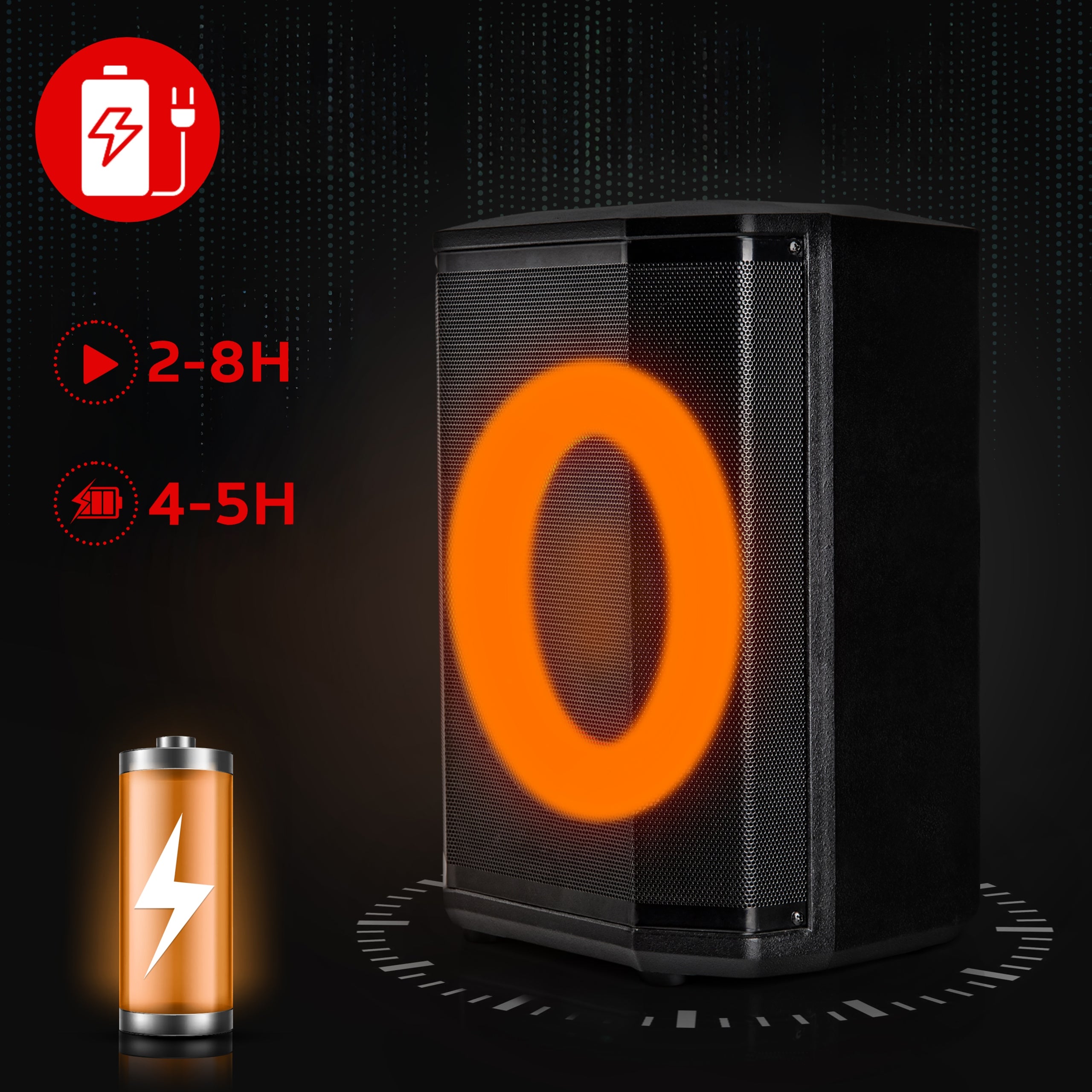 SPEAKER PORTABLE BLUETOOTH COLUMN STAND REMOTE CONTROL LEDY PARTYBOX Manufacturer code PPHP868STBG