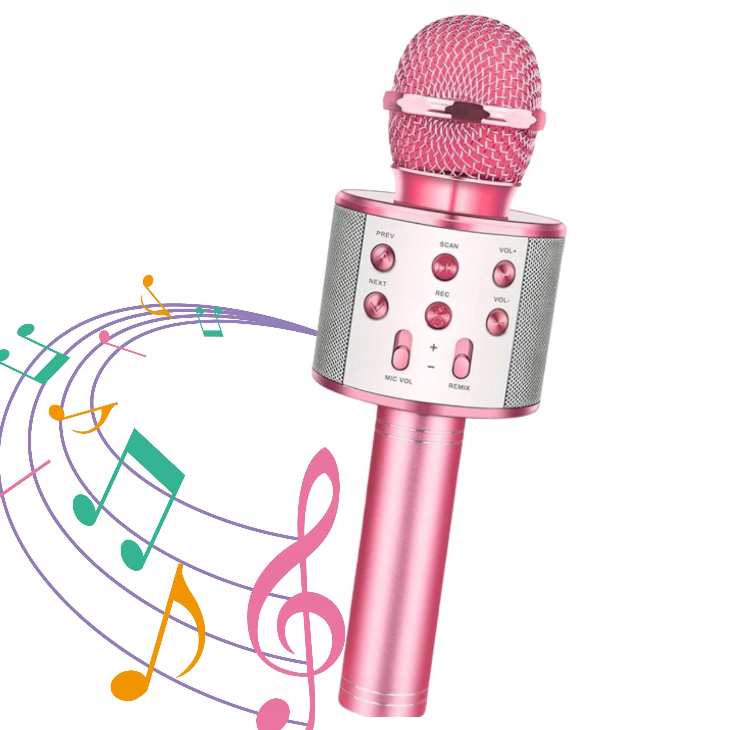 SPEAKER PORTABLE BLUETOOTH MICROPHONE WIRELESS USB LENCO pink 5W