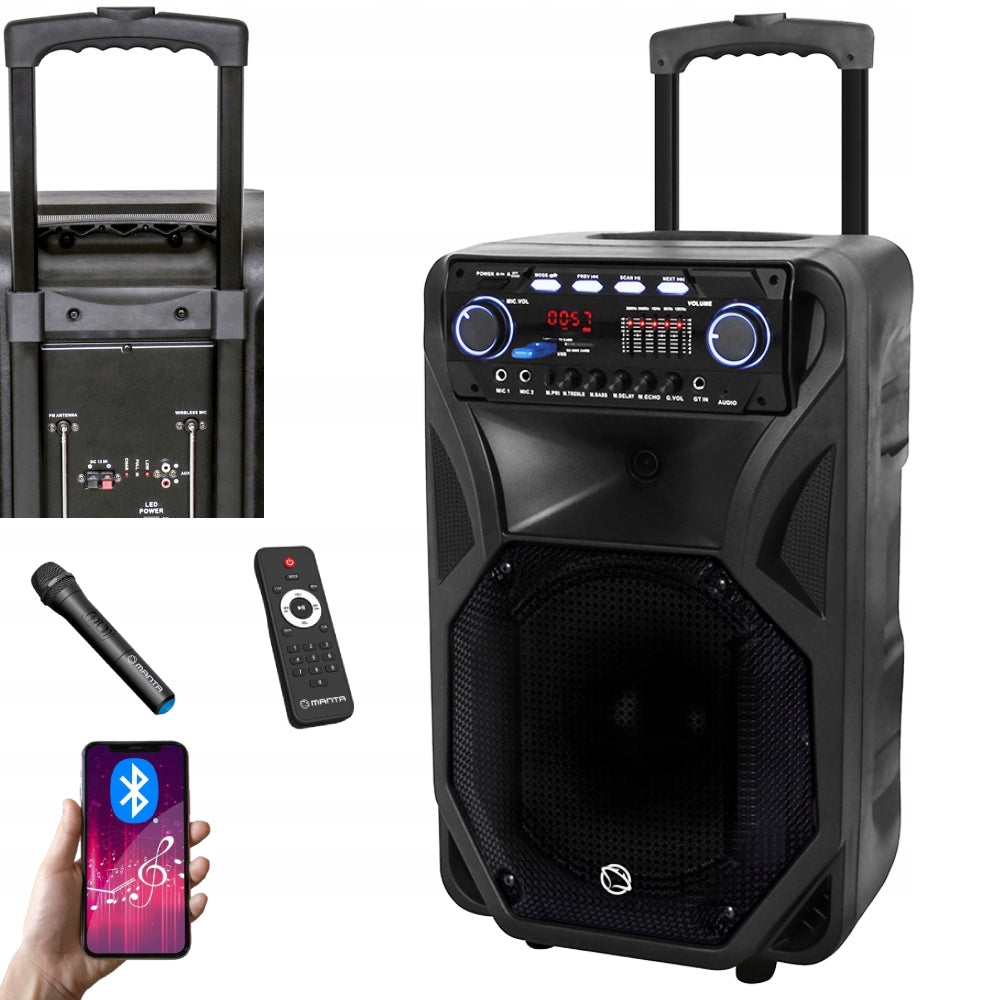 SPEAKER PORTABLE wireless bluetooth long working time with microphone Packaging status original