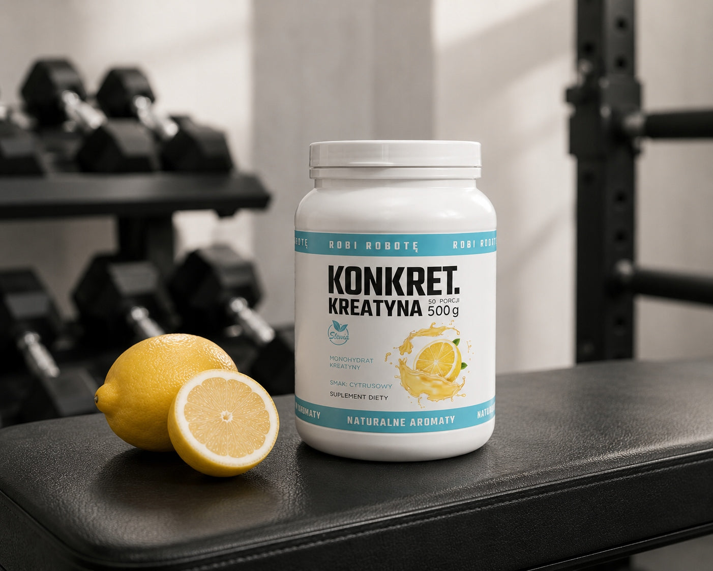 SPECIFIC Creatine Monohydrate Citrus 500 g sweetened with stevia Expiration date at least 1 year from the date of purchase