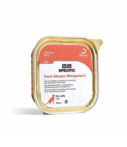 SPECIFIC Hypoallergenic wet cat food FDW 7x100g for allergies Packaging status original