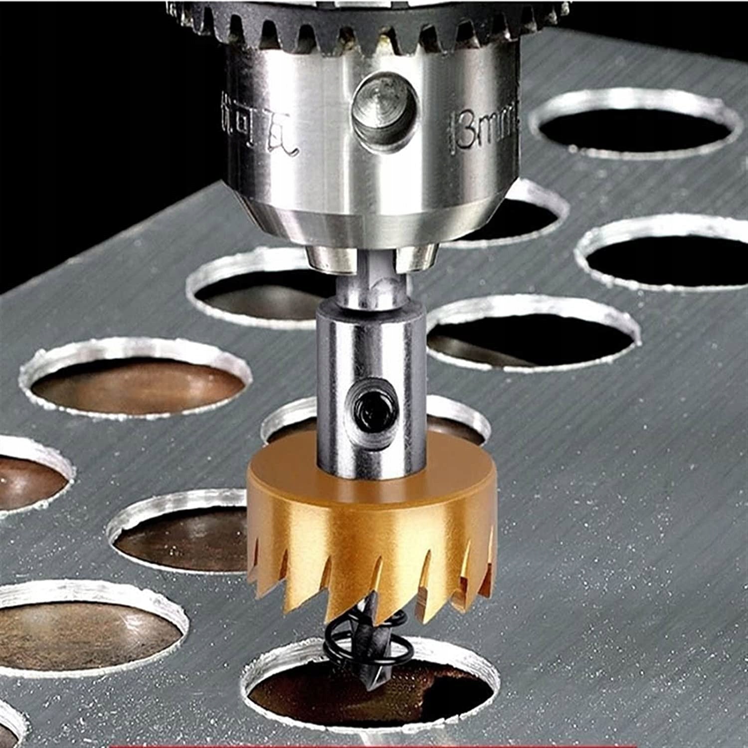 SPECTRAL HOLE SAWS FOR METAL STEEL 5pcs 16-30mm Purpose aluminum