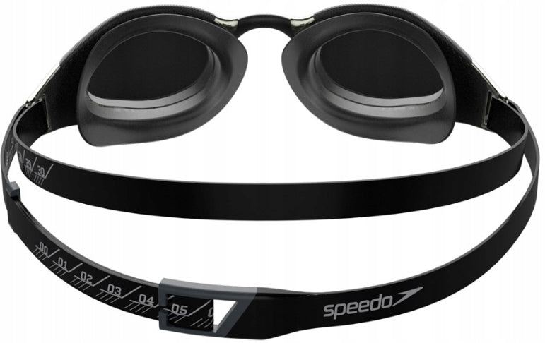 Speedo Fastskin Hyper Elite Mirror Schwimmbrille, schwarz 
