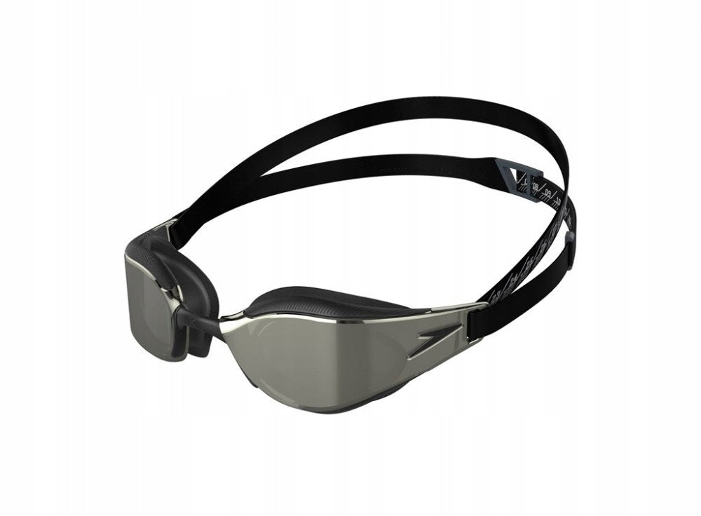 Speedo Fastskin Hyper Elite Mirror Schwimmbrille, schwarz 