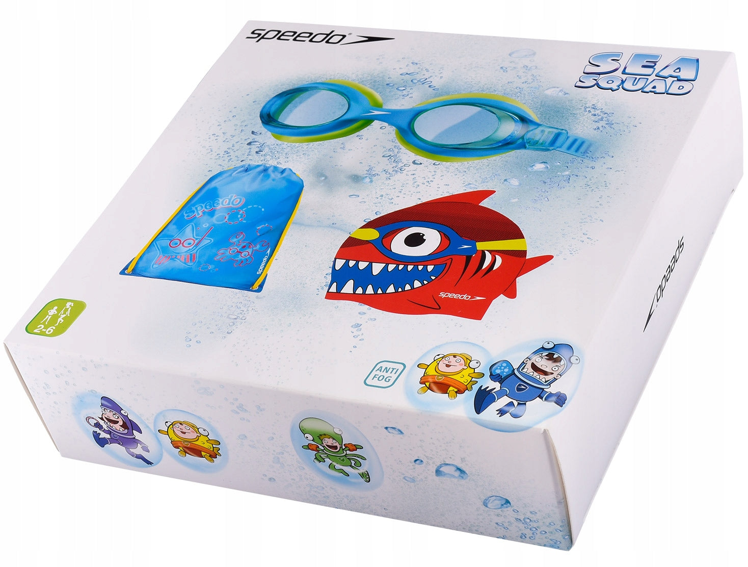 SPEEDO SET OF GLASSES BAG CAP FOR CHILDREN Manufacturer code 8-08771B652