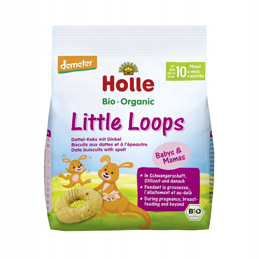 SPELT AND DATE COOKIES FROM 10 MONTHS DEMETER BIO 80 g - HOLLE