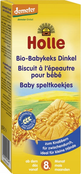 SPELT BISCUITS FROM 8 MONTHS DEMETER BIO 150 g - HOLLE Brand Holle