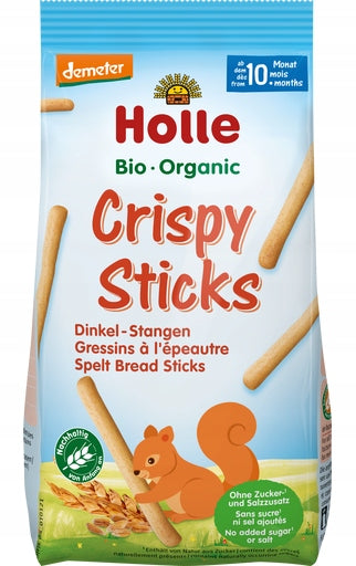 SPELT BREAD STICKS BIO For children FROM 10 MONTHS Demeter 80g HOLLE