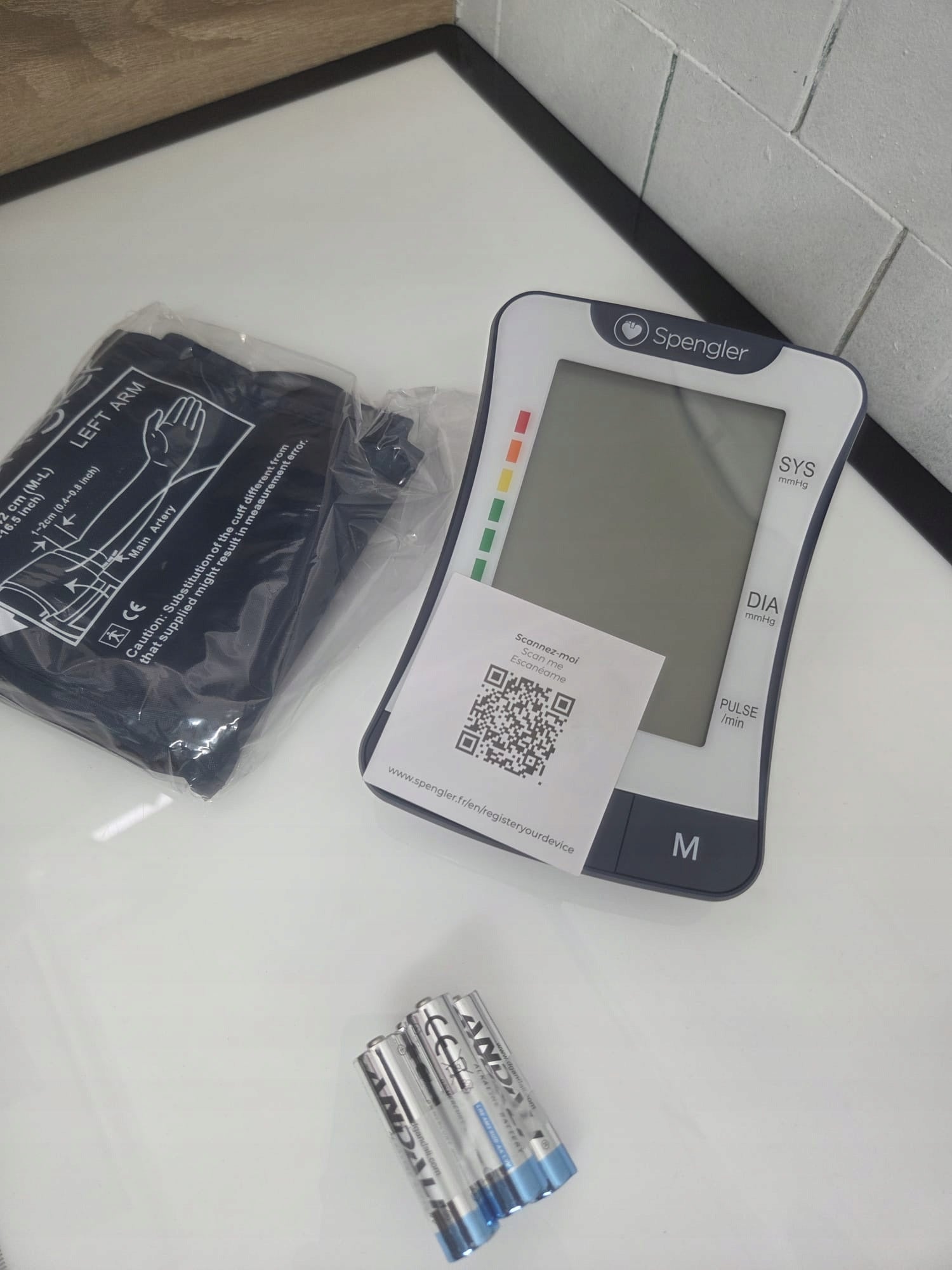 SPENGLER Autotensio Electronic Blood Pressure Monitor Manufacturer code brak kodu