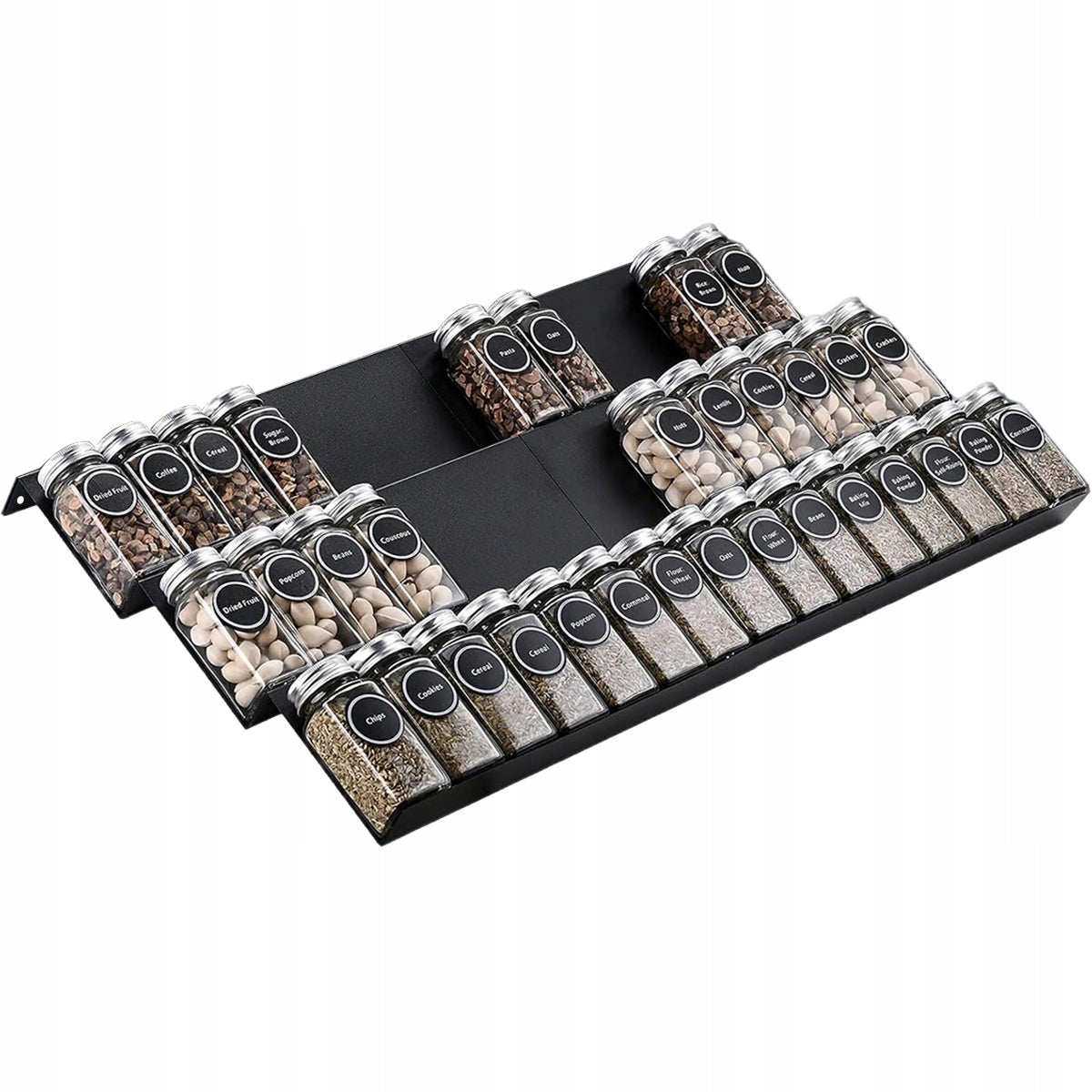 SPICE ORGANIZER FOR DRAWER RACK INSERT 6PCS