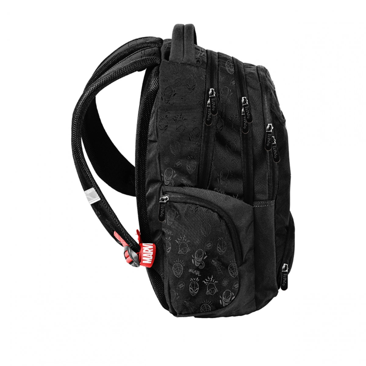 SPIDER-MAN BLACK MODERN SCHOOL BACKPACK BEUniq YOUTH FOR BOYFRIEND Manufacturer code SP25NN-2908