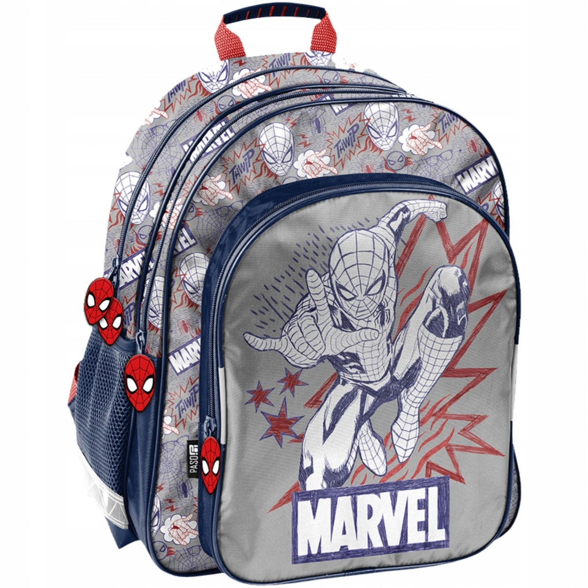 SPIDER-MAN School Backpack for grades 1-3 MARVEL Paso for Boyfriend Brand Paso