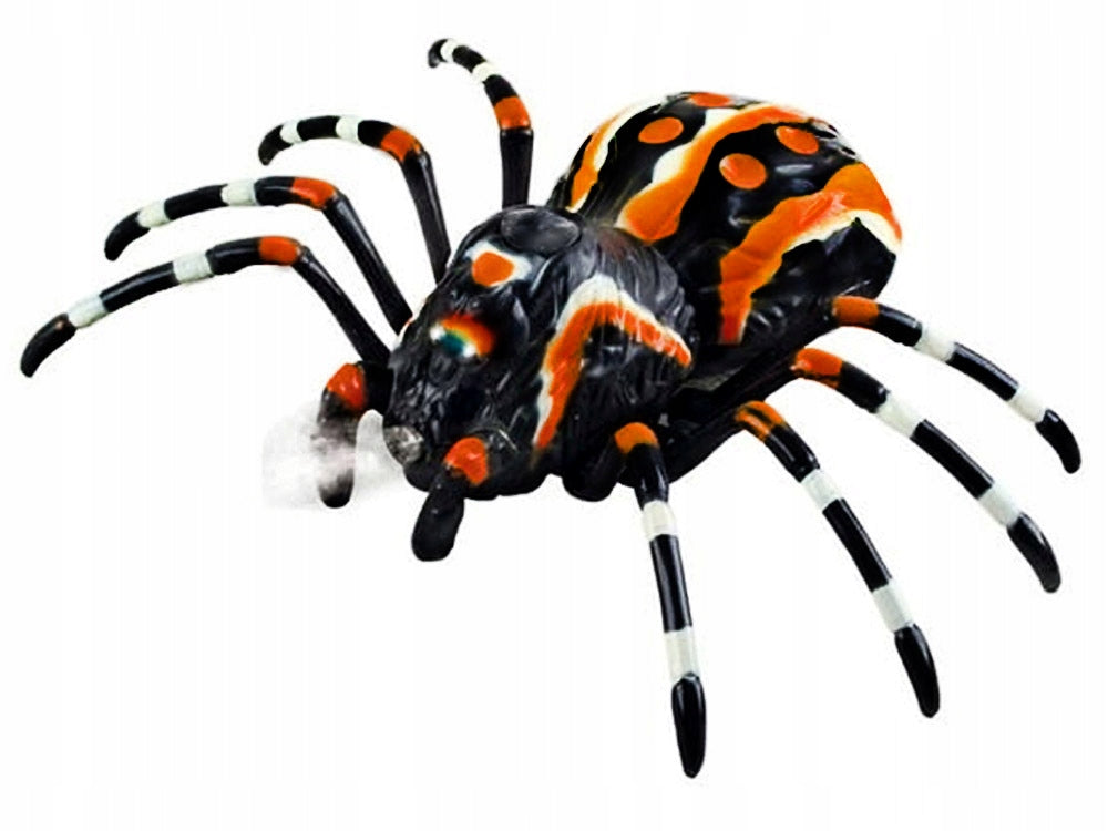 SPIDER REALISTIC TOY CONTROLLED ON THE REMOTE CONTROL LIGHTS UP WALKING GAME Brand Jokomisiada