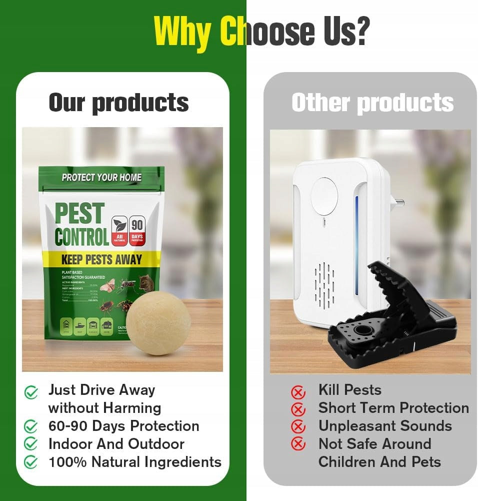 SPIDER REPELLENT FLIES COCKROACH MICE RAT MOSQUITOES ANTS MOTHS Packaging status original